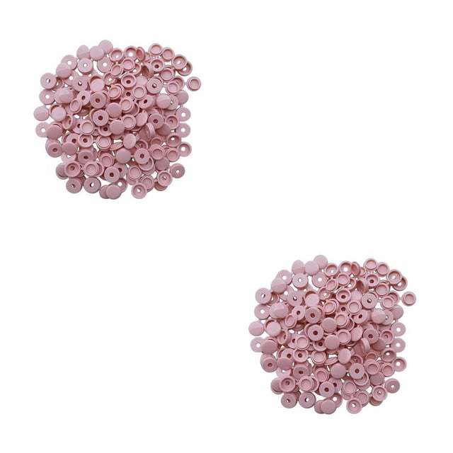 Advancent 100 Pieces Hinged Screw Cover Cap Car Furniture for Decor Home 6.2 mm rosa 100 piezas 2piezas