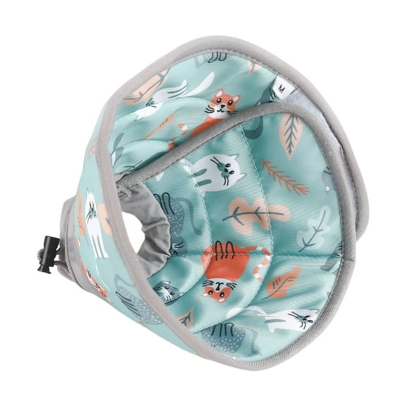 Soft Fabric Pet Collar Permeable Prevent Licking Collar Cats Elizabethan Collar