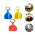 thumbnail image 1 of GETAJGHSD 2Pcs Sledding Board Assorted Color Plastic Outdoor Recreation for Kids, 1 of 8