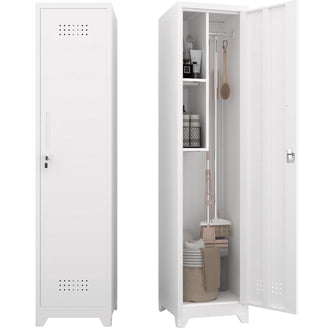 HAUS 59-Piece Quick-Release Snap Rail Garage Organization System