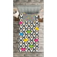 thumbnail image 3 of Ambesonne Colorful Quilted Bedspread Set 2 Pcs, Penguin Ice Animals, Twin Size, Multicolor, 3 of 3