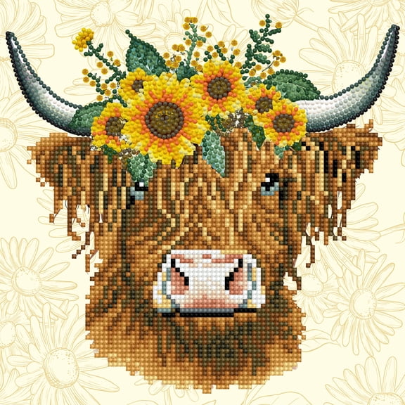 DIAMOND DOTZ® Sunflower Cow Special Edition Diamond Painting Kit