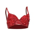 thumbnail image 3 of APLVFFZH Sequin Corset Costume Push up Bra for Nightclub Belly Dance Show Girls Rave L, 3 of 9