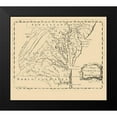 thumbnail image 2 of Gavin 22x20 Black Modern Framed Museum Art Print Titled - Virginia Maryland - Gavin 1767, 2 of 5