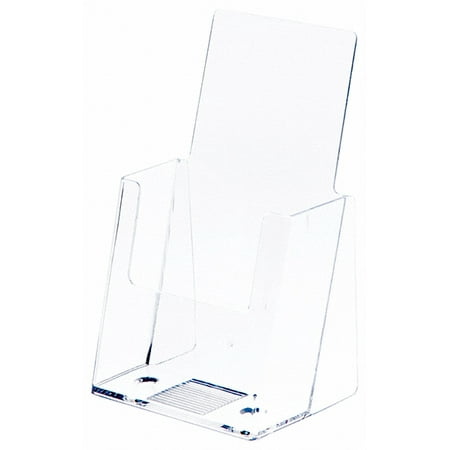 Plymor Clear Acrylic Tri-Fold Paper Brochure Literature (Best Paper Weight For Tri Fold Brochure)