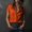 Orange, variant on IUYRTFE Women's Short Sleeve Collared Button Down Shirt Relaxed Fit Stretch Casual Summer Blouse