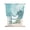 Teal, Aqua, White, variant on Teal Palm Leaves Tie Up Curtains for Kitchen Windows,Adjustable Rod Pocket Valance 54 Inch Long, Summer Botanical Tropical Leaf Window Treatment Balloon Roman Blind Shade, 42" x 54"