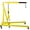 Yellow 9, variant on Heavy Duty 2 Ton Folding Engine Hoist for Auto Repair, Steel Shop Crane with 6 Swivel Wheels, Portable Cherry Picker Lift (Black)