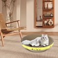 thumbnail image 2 of Rascador para gatos, cama de salón, placa en forma de cuenco, rascador para Gato, de molienda, Protector de muebles para gatitos resistente al SG, 2 of 8