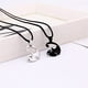 thumbnail image 3 of Collares de gato Yin Yang de acero inoxidable para parejas y amigos JM, 3 of 5