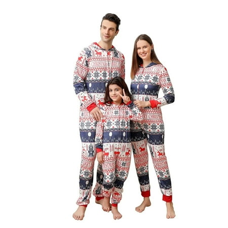 

Children s Home - a set of Christmas pajamas suitable for families comfortable fit 100% cotton adult big boy little boy baby