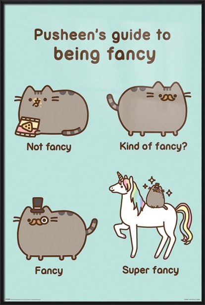 fancy pusheen