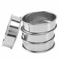 thumbnail image 2 of Double Rolled Tart Rings, English Muffin Rings Professional Crumpet Rings Set Of 16, 2 of 7