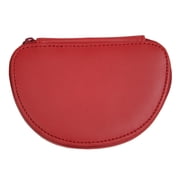 Mini Jewelry Zippered Travel Case in Genuine Leather