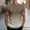 Khaki, variant on Men's Fashion Striped Athletic Tee (M-3XL), Short Sleeve Gradient Casual Round Neck Performance Top Red Size XL