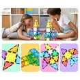 thumbnail image 2 of PicassoTiles Magnetic Tiles for Kids – 152PCS STEM Construction Building Blocks Educational Toy Set, 2 of 8