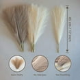 thumbnail image 3 of 6PCS Faux Pampas Grass 17"/43cm Artificial Pompous Grass Fake Pompass Branches Vase Filler Flower Arrangement for Home,Living Room, Kitchen, Wedding ,Boho Decor (Mix), 3 of 15