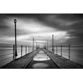 thumbnail image 2 of Digalakis, George 32x23 Gold Ornate Wood Framed with Double Matting Museum Art Print Titled - Long Walk, 2 of 4