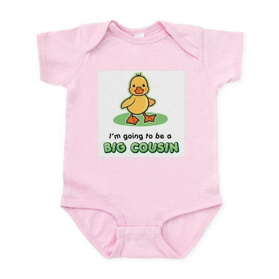 CafePress - Big Cousin To Be Duck Infant Bodysuit - Baby Light Bodysuit, Size Newborn - 24 Months