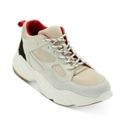 DKNY Mens STEVEN LACE UP SNEAKER Off White Size 13M