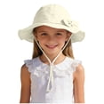 thumbnail image 3 of KPOPLK Kids Sun Hat UPF50+ Sun Protection Bucket Hat Toddler Summer Beach Play Hats with Neck Flap for Girl Boy Ages 0~6(2-5 Years,Yellow), 3 of 6