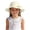 Beige-w, variant on Toddler Baby Girl UPF 50+ Fisherman Hat with Bowknot Six Panel Adjustable Snapback Breathable Sun Cap Wide Brim Outdoor Beach Hat Summer 2-5 Years