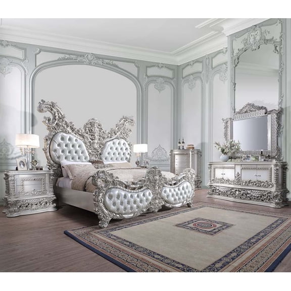 60"x54" Mirror, Antique Platinum Finish
