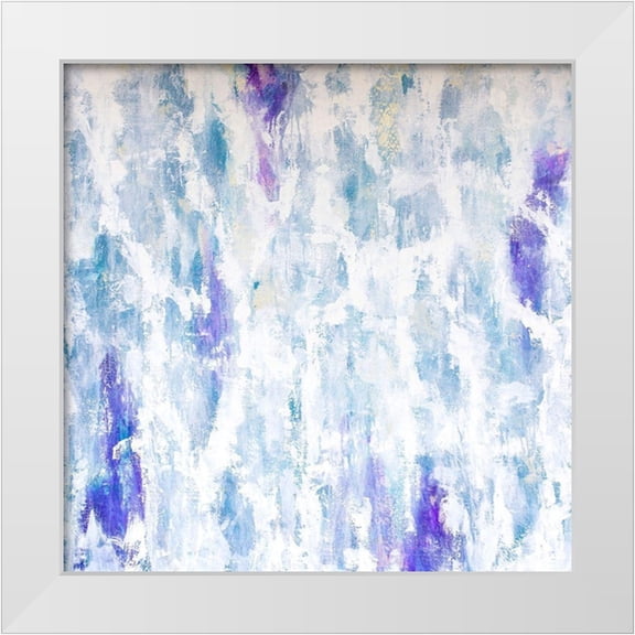 Doyle, Justine 12x12 White Modern Wood Framed Museum Art Print Titled - Winter Moss