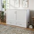 thumbnail image 4 of AFI Southampton Murphy Moderne en Bois Massif Lit Double Coffre avec Matelas Blanc, 4 of 20