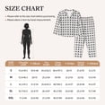 thumbnail image 4 of Honeii Airplane print Women's Pajama Sets Long Sleeve Button Down Sleepwear Nightwear Soft Pjs Lounge Sets-Medium, 4 of 7
