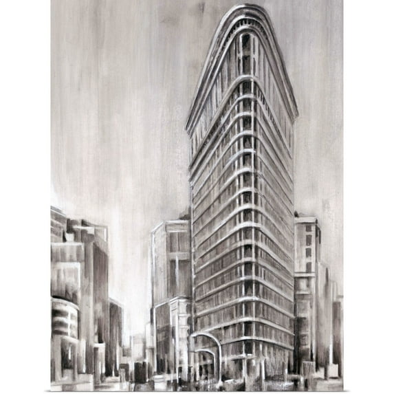 Great BIG Canvas | Rolled Ethan Harper Poster Print entitled Art Deco Cityscape II