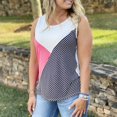thumbnail image 2 of Gibobby Camisas de mujer Camisa superior suelta con estilo diario(Multicolor,XG), 2 of 5