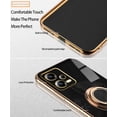 thumbnail image 2 of Compatible with Redmi Note 12 Pro Plus Case Silicone TPU Shockproof Redmi Note 12 Pro Plus Phone Case Cute Cases with Ring for Women Men (Black), 2 of 7