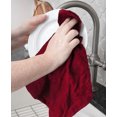 thumbnail image 4 of All-Clad Premium Solid Dish Cloth, 6-Pack, Chili, 4 of 6
