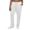 thumbnail image 2 of Danskin Ladies' Scuba Pants Double Faced Jogger, Oatmeal Heather XL, 2 of 6