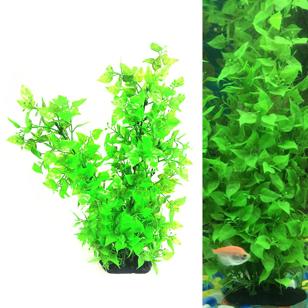 BetterZ Aquarium Artificial Plastic Water Plant Grass Fish Tank Ornament Landscape Decor