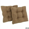 thumbnail image 2 of 19-inch Squared Microsuede Tufted Dining Chair Cushion (Set of Two), 2 of 2