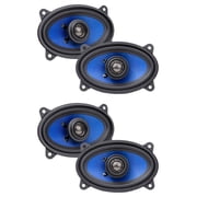 Hifonics HCC46CX 4x6 75 Watt 2-Way Coaxial Car Stereo Speakers (4 Items)