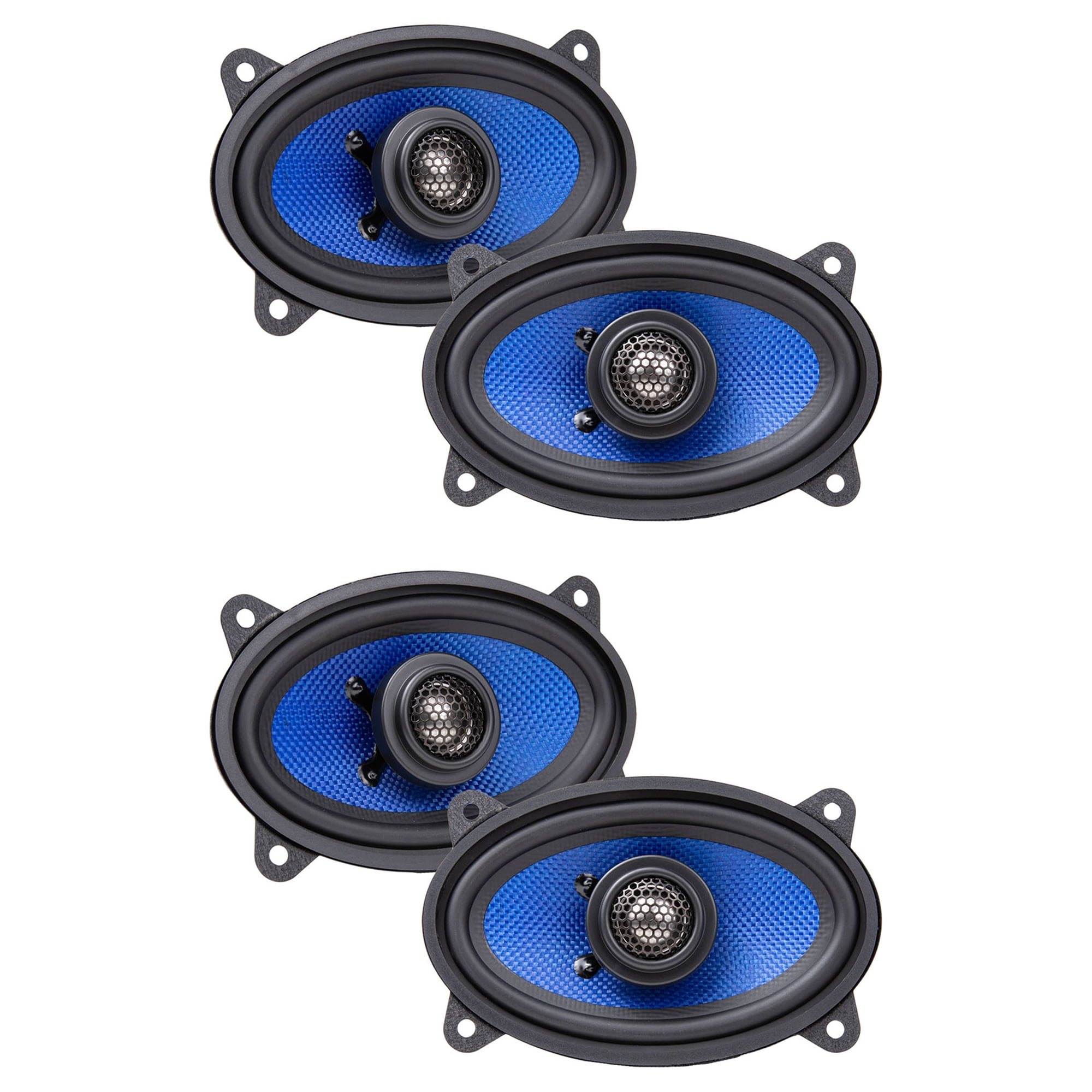 Hifonics HCC46CX 4x6 75 Watt 2-Way Coaxial Car Stereo Speakers (4 Items)