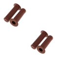 thumbnail image 1 of relayinert Vintage Motorcycle Handlebars Grips 7/8 22mm Universal Timeless Comfortable Grip Brown 2Set, 1 of 6