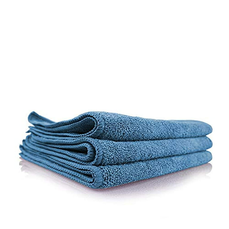 Chemical Guys Ultra Fine Microfiber Towels 3 Pack Blue, MIC10203