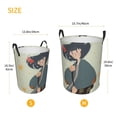 thumbnail image 5 of ZICANCN Girl Stars Artwork Laundry Basket Organizer , Dirty Clothes Hamper for Bathroom Kids Girls Boys Laundry Hamper Small, 5 of 8