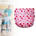 thumbnail image 3 of Adult Cloth Diaper Incontinence Washable Elastic for Patients Travel Pink Dots, 3 of 7