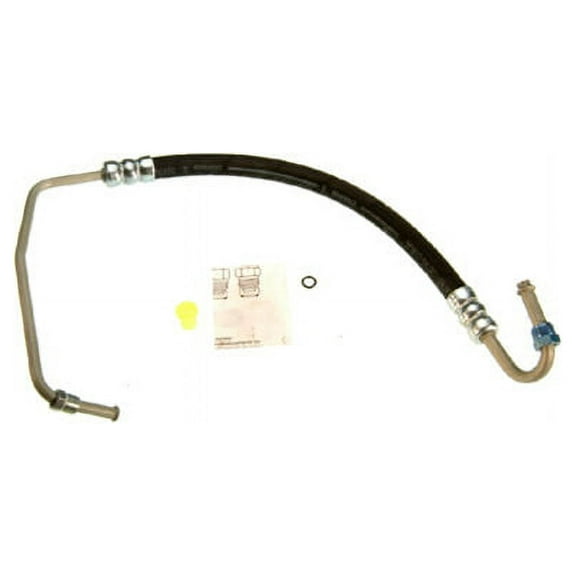 Pump To Gear Power Steering Pressure Line Hose Assembly - Compatible with 1982 - 1986, 1988 - 1996 Ford E-150 Econoline 1983 1984 1985 1989 1990 1991 1992 1993 1994 1995