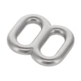 thumbnail image 4 of 20114 Nickel Matte, Double Loop, Solid Brass-LL, 1-3/4", 4 of 10