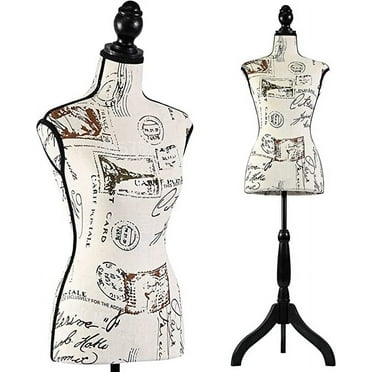 Female Mannequin Torso, Adjustable Height and Detachable Arms Dress ...