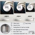 thumbnail image 4 of Designart "Geometric VORTEX I" Abstract Spirals Square Mirror For Wall Decor - Large Beige Square Printed Wall Mirror Art - Square Transitional Mirror - Wall Mounted Square Large Mirror, 4 of 5