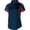 NAVY/SCARLET, variant on Holloway Women's Avenger Short-Sleeve Polo - 222730