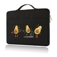 thumbnail image 7 of Avocado Series Soft Laptop Bag for Apple for Xiaomi Lenovo Notebook Computer for Macbook Air Pro 11 12 13 14 15 Sleeve Case Cover (black 1Avocado003,15 Inch), 7 of 7