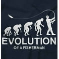 thumbnail image 2 of Fly Fishing Joke Cool Funny Fishermen Men's Big & Tall Graphic Zip Up Hoodie Brisco Brands 3X, 2 of 5